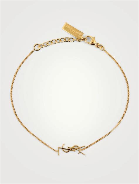 ysl chain bracelet|YSL saint laurent bracelets.